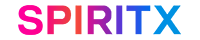 SpiritX company logo featuring stylized text SpiritX in bold modern font with a dynamic swoosh element, set against a clean white background, conveying a professional and energetic brand identity